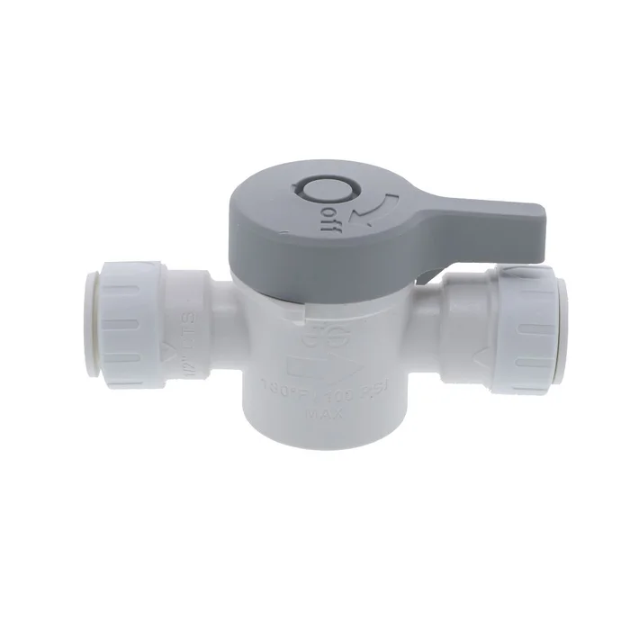 John Guest Straight Shut-Off Valve – 1/2 CTS