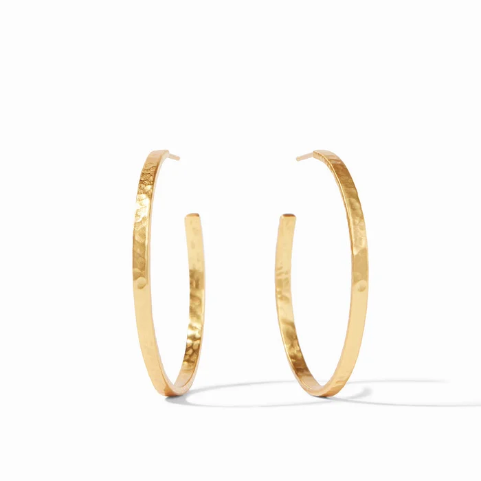 Julie Vos Crescent Large Hoop Earrings