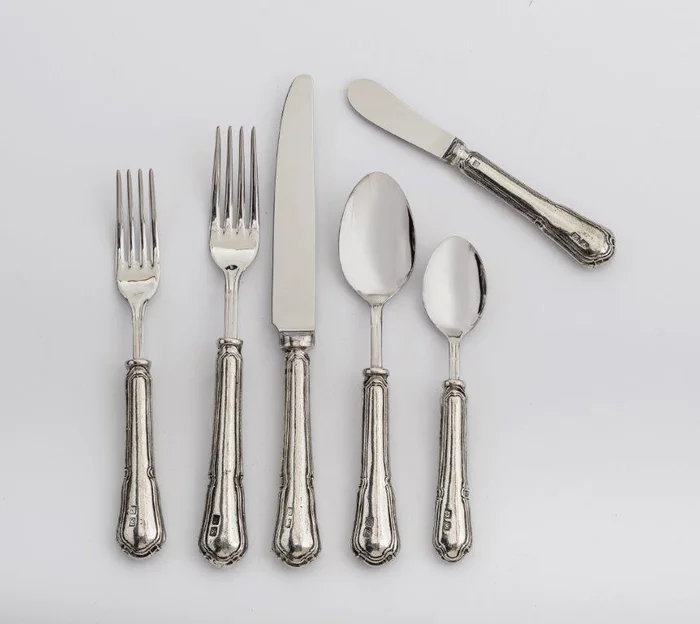 Julie Wear Designs Legacy Pewter Pantanello 5Pc. Place Setting