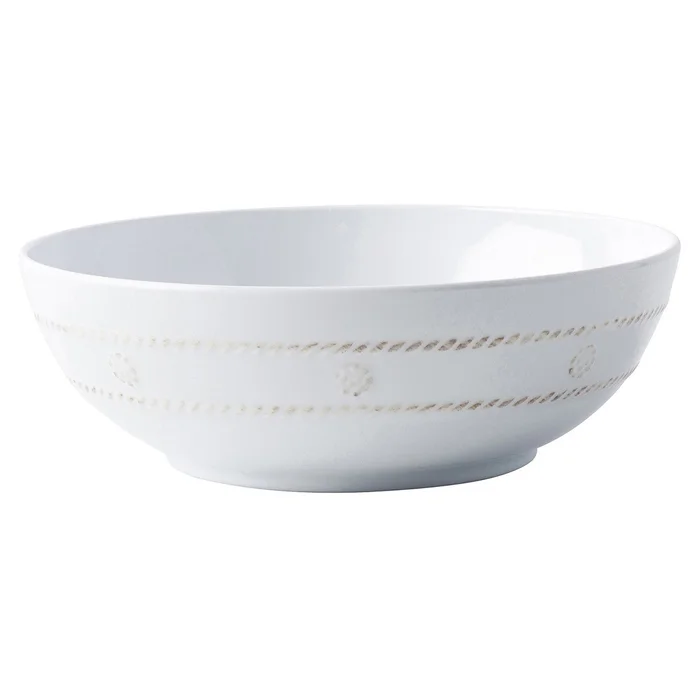 Juliska Al Fresco Berry & Thread White Melamine Coupe Bowl