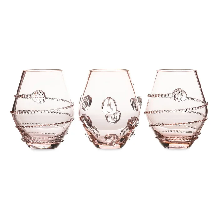Juliska Assorted Mini Pink Vases, Set Of 3