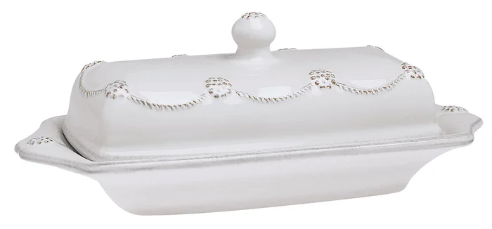 Juliska Berry & Thread Whitewash Butter Dish