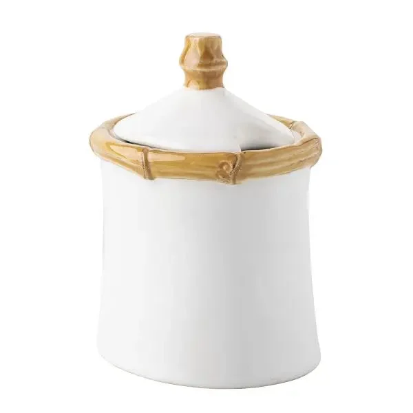 Juliska Classic Bamboo Lidded Sugar Bowl