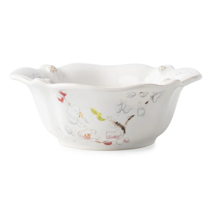 Juliska Floral Sketch Cherry Blossom Cereal/Ice Cream Bowl