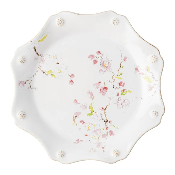 Juliska Floral Sketch Cherry Blossom Dessert Plate