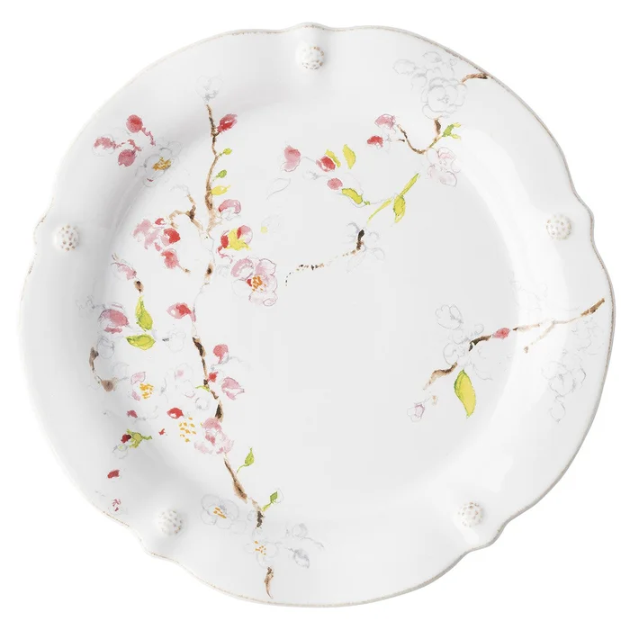 Juliska Floral Sketch Cherry Blossom Dinner Plate