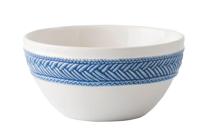 Juliska Le Panier White/Delft Cereal/Ice Cream Bowl