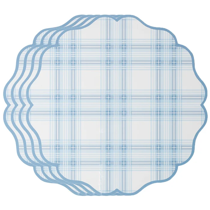Juliska Tartan Chambray Placemat, Set Of 4