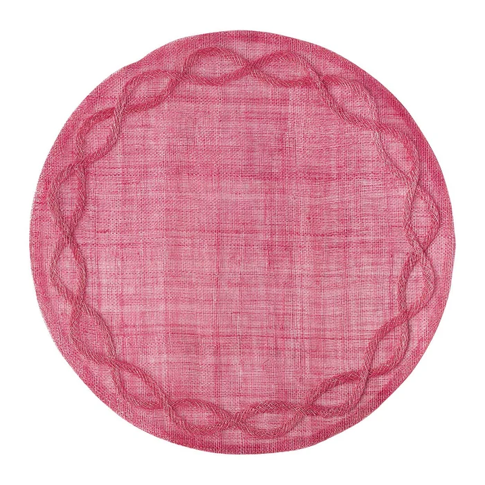 Juliska Tuileries Garden Pink Round Placemat
