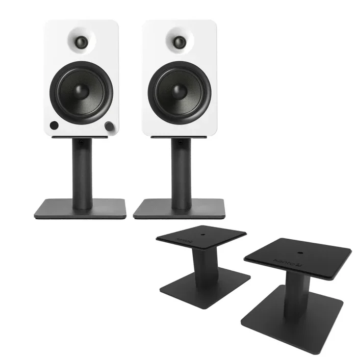 Kanto: SP6HD Desktop Speaker Stands for YU6 / TUK (6″ Height / Black / Pair)