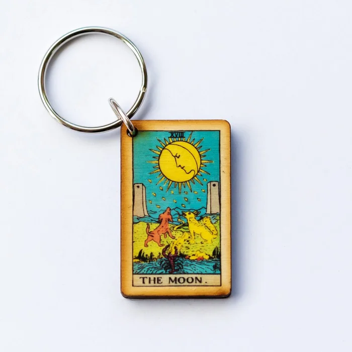 Keychain – Tarot The Moon
