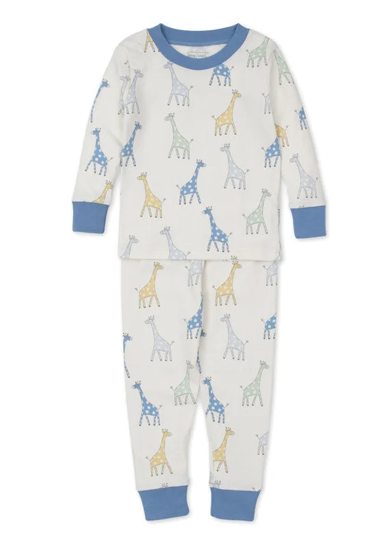 Kissy Kissy Blue Giraffe Friends Pajama Set