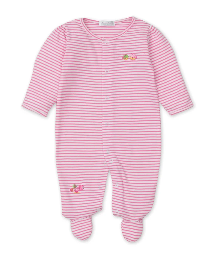 Kissy Kissy Deep Sea Divers Fuchsia Footie