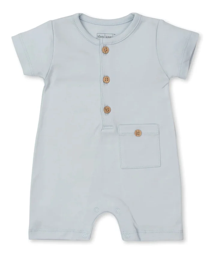 Kissy Kissy Honey Bunny Blue Sleeveless Playsuit