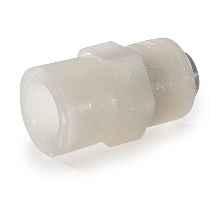 Kynar PVDF Faucet Adapter – 1/4 x 7/16-24 UNS