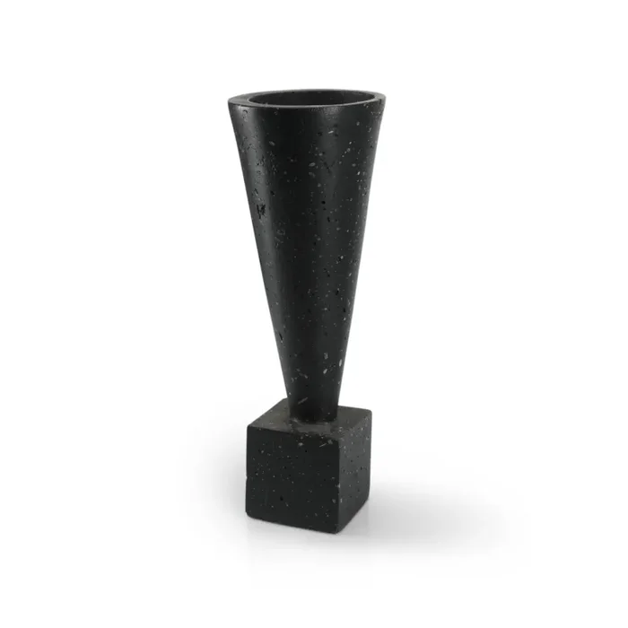 Large Black Cone Planter