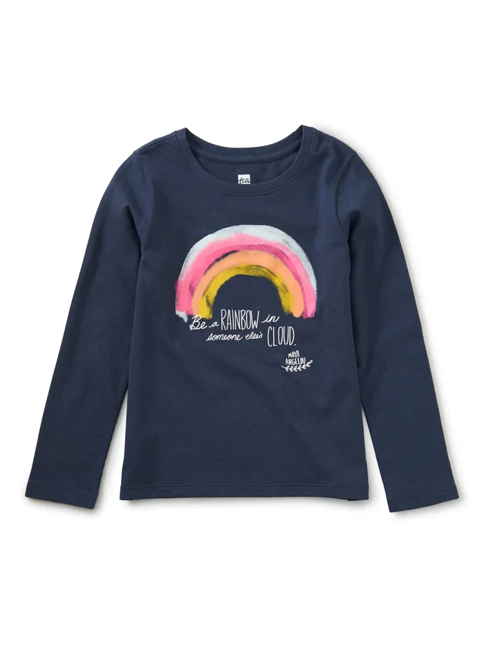 Last One – Size 2T: Tee (Long Sleeve) – Maya Angelou Rainbow