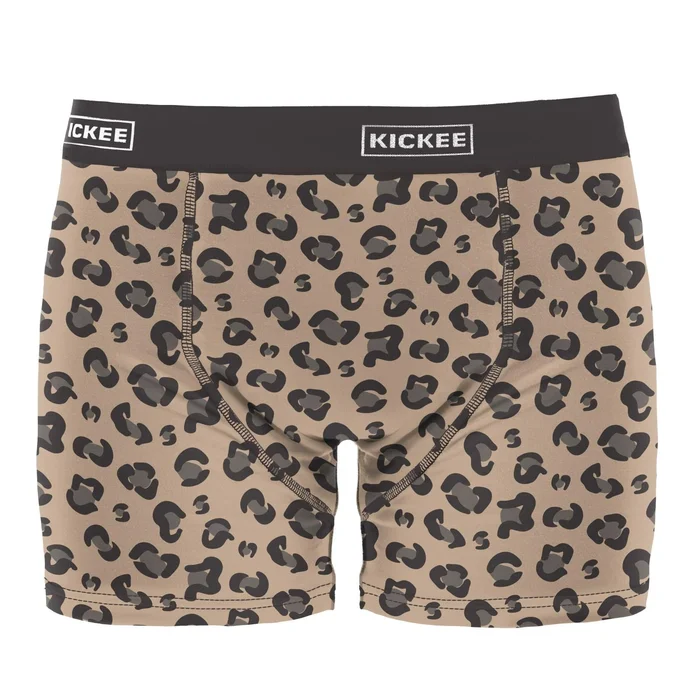 Last One – Size 2XL: Men’s Boxer Briefs – Suede Cheetah Print