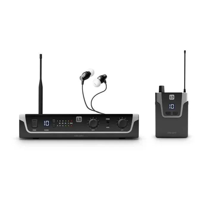 LD Systems U304.7 IEM HP In-Ear Monitoring System with Earphones (470 – 490 MHz)
