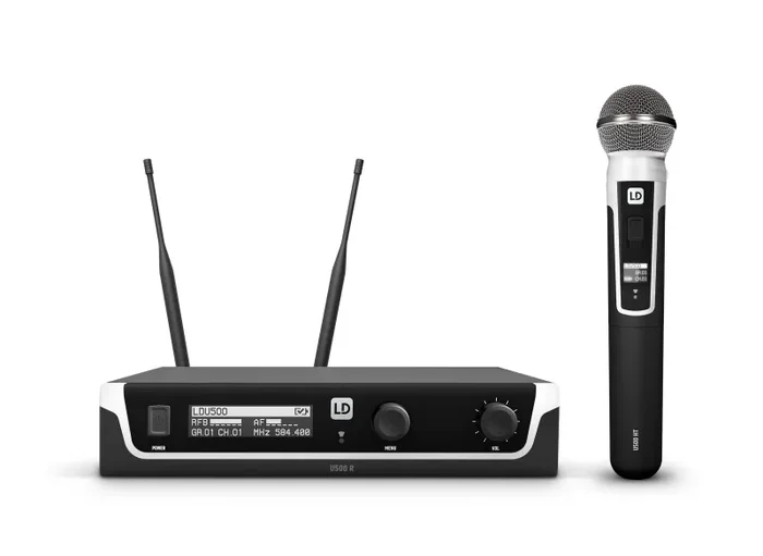 LD Systems U505.1 HHD US, Wireless Microphone System with Dynamic Handheld Microphone – 512-542 MHz Supply
