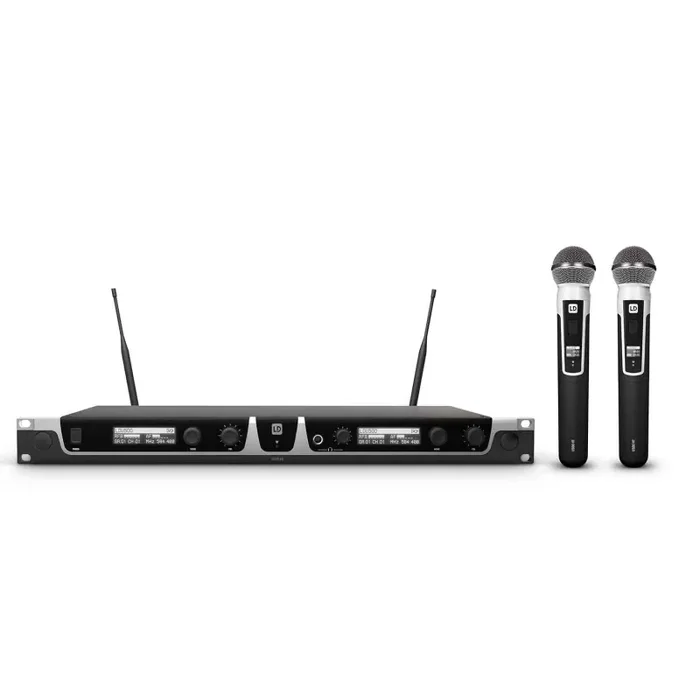 LD Systems U505 HHD 2 Dual Wireless Microphone System with 2 x Dynamic Handheld Microphone Online Sale