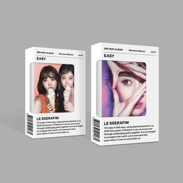 LE SSERAFIM – 3rd Mini Album EASY (Weverse Albums ver.) (Random Ver.)
