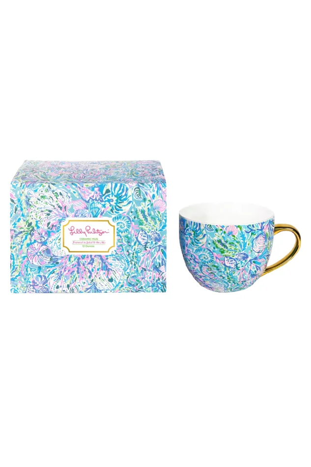 LILLY PULITZER CERAMIC MUG