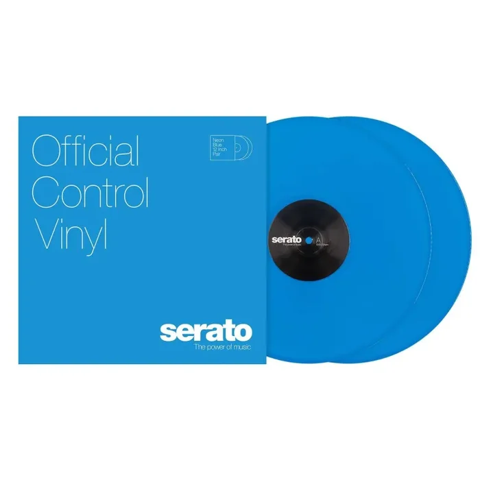 Limited Edition :: Serato DJ NEON BLUE SCV-NS-BLU-12, 12 Inch Control Vinyl, NEON Series