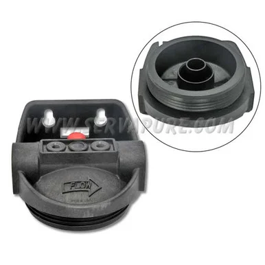 LIMITED QUANTITIES – NO REPLACEMENT – Pentek 154622, 3G 3/4” In/Out, Black IB MM Cap, w/PR