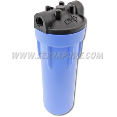 LIMITED QUANTITIES – NO REPLACEMENT – Pentek 158620, 3G Slim Line, 1/2” In/Out, 10” Blue/Black, MB No PR, PLT4