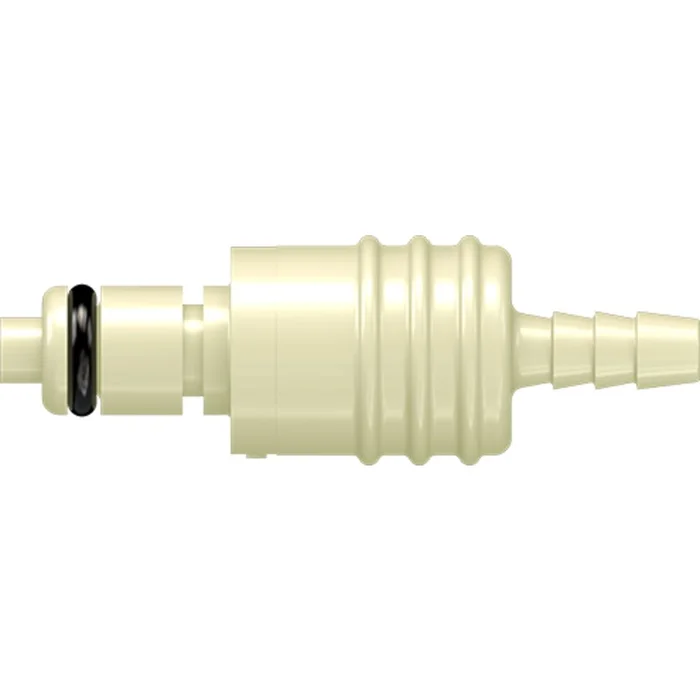 LinkTech 20PPV Inline Plug, Valved, 1/8″ HB Almond Color