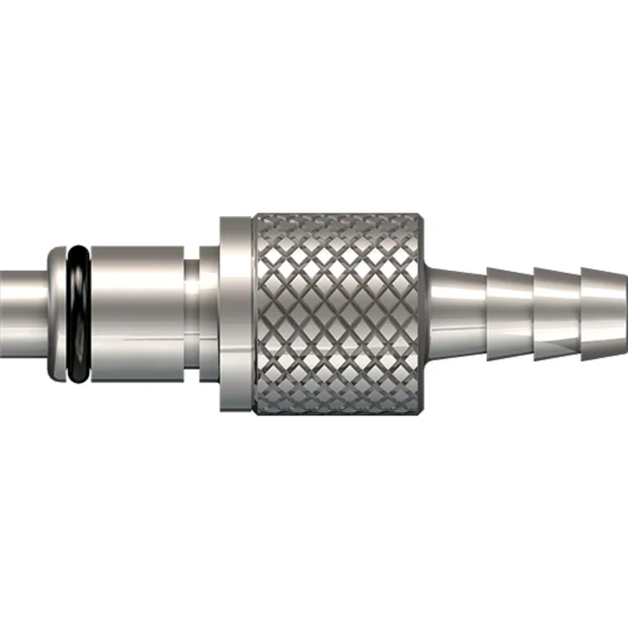 LinkTech 40CB Series Straight Male, Valved 1/4″HB, Chrome Brass, Buna N