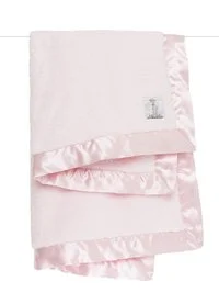 Little Giraffe Chenille Pink Receiving Blanket