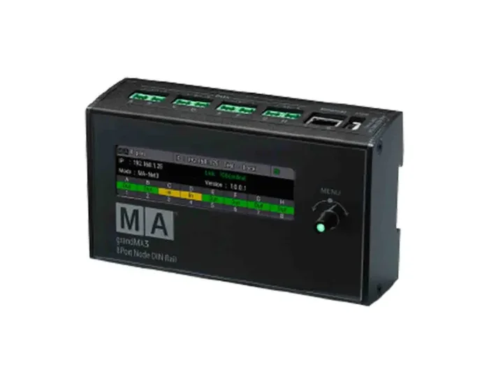 MA Lighting MA4011703 Grandma3 8Port Node DIN-Rail
