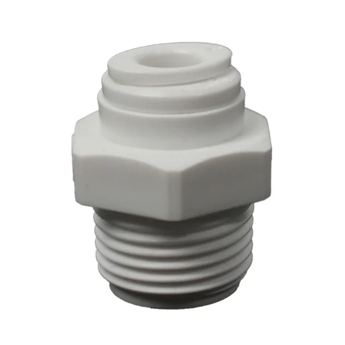Male Connector Acetal 1/4 qc x 3/8 MNPT