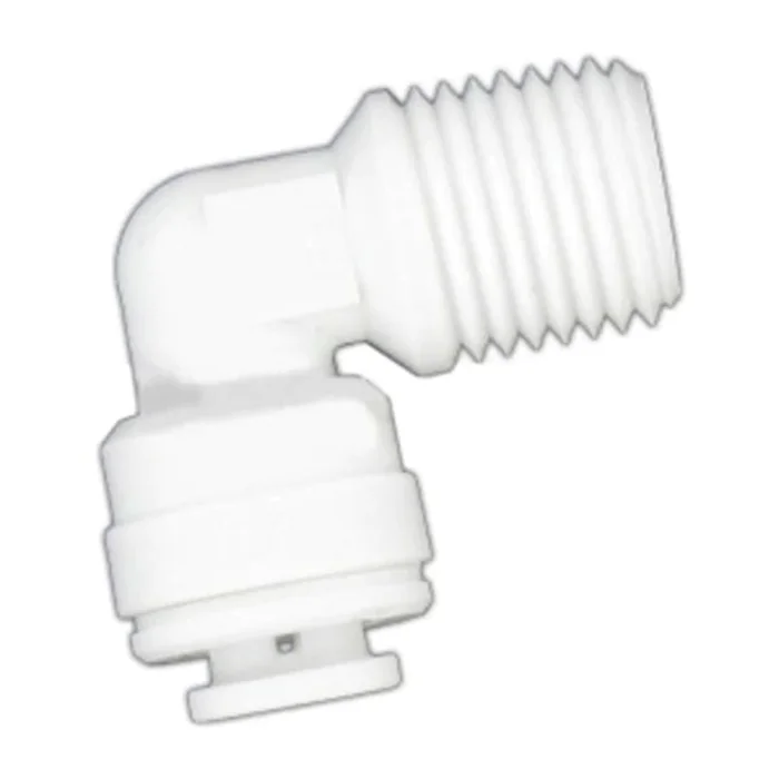 Male Elbow Check Valve Stainless Steel – 1/4″ Push-in x 1/8″ MPT