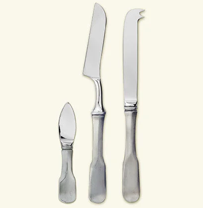 Match Pewter Olivia 3 Piece Cheese Knife Set