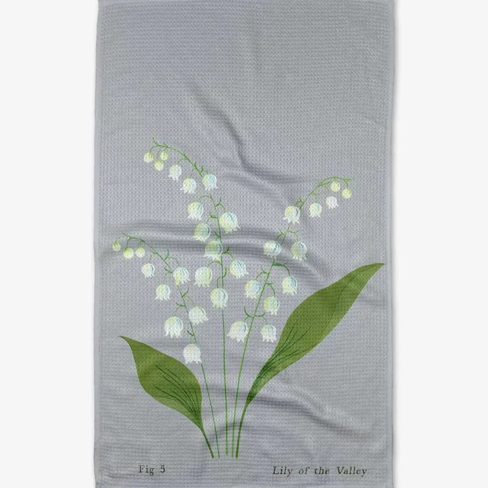 May Lilly of the Valley Tea Towel