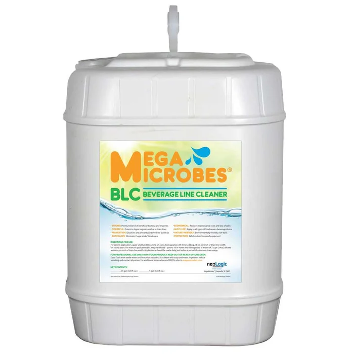 MegaMicrobes Beverage Line Cleaner and Organic Waste Digester 5 Gallons