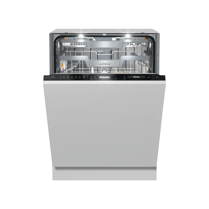 Miele G7596SCVI 24 Inch Fully Integrated Panel-Ready Smart Dishwasher with 3D MultiFlex Cutlery Tray, AutoDos, WifiConn@ct, QuickIntenseWash, DirectSelect Controls, Knock2Open and ENERGY STAR Certified
