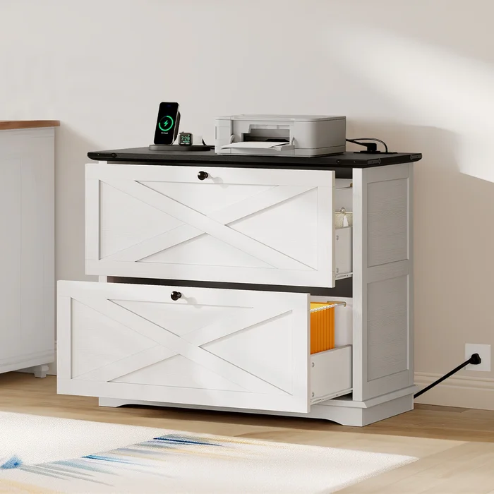 Moasis 2 Drawers Lateral File Cabinet for Home Office