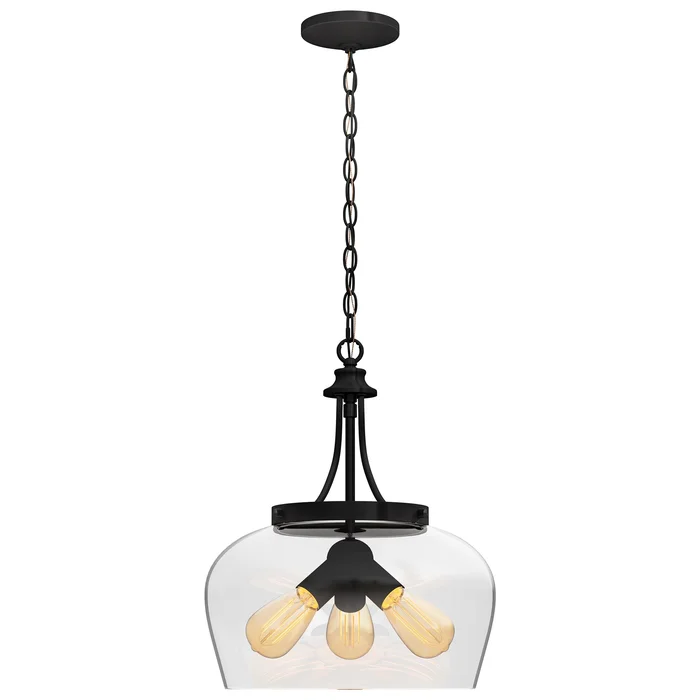 Moasis Modern Industrial 3 Light Pendant lamp – 15″
