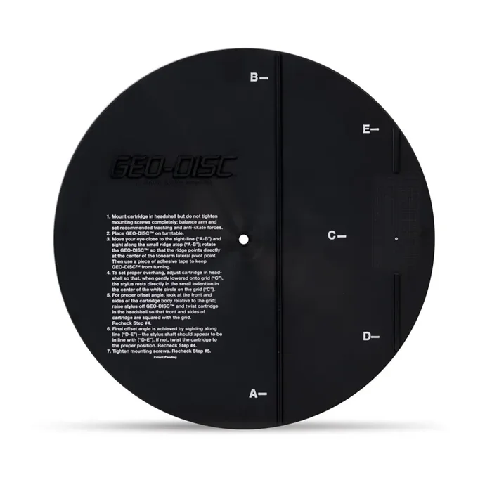 Mobile Fidelity: Geo-Disc: Phono Cartridge Alignment Tool