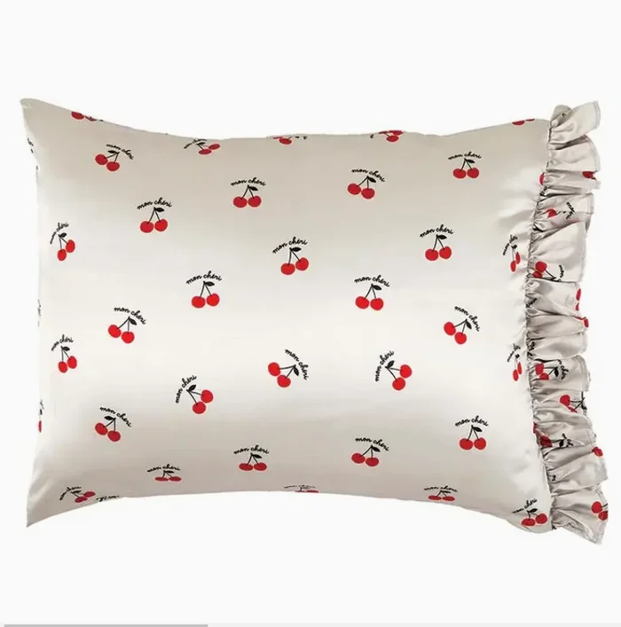 Mon Cheri Ruffled Satin Pillowcase