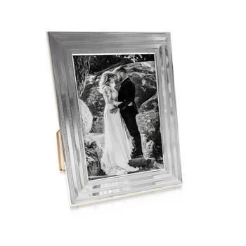 Monica Rich Kosann Sterling Dotted Pinstripe Frame, 8*10