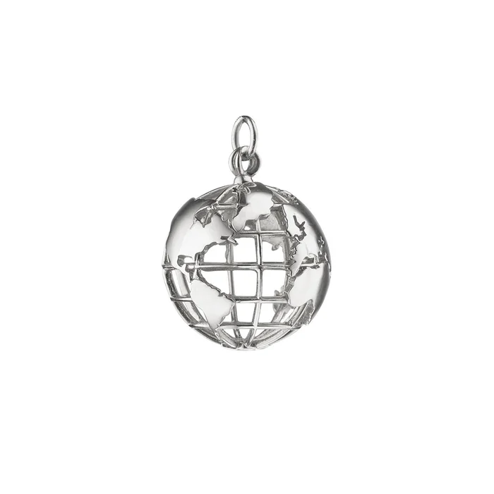 Monica Rich Kosann Sterling Silver My Earth Charm
