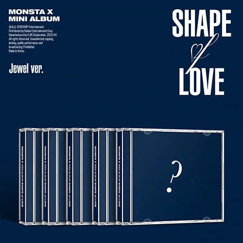 MONSTA X 11th Mini Album – Shape Of Love [Jewel Ver]