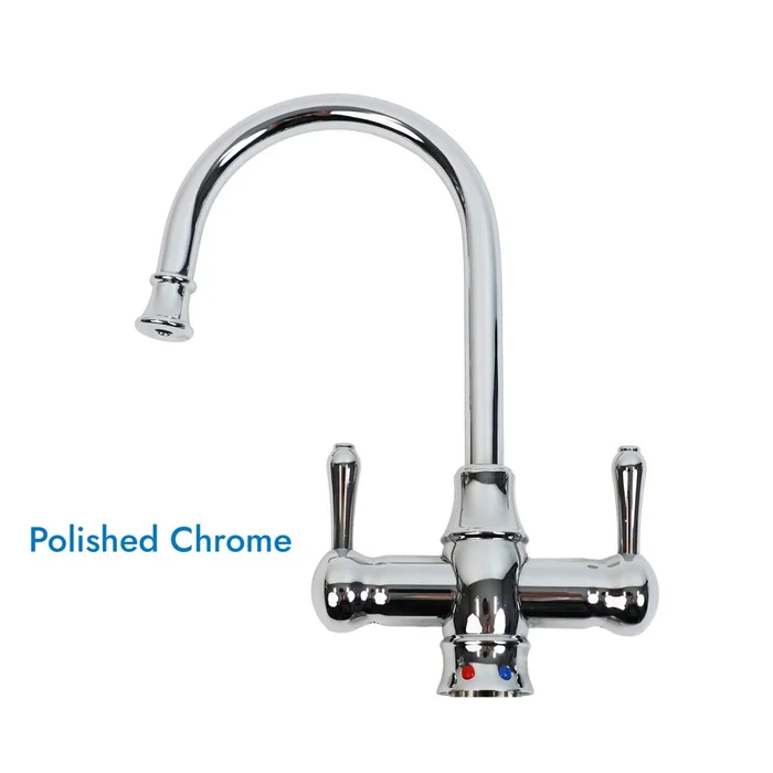 Mountain Plumbing MT1851-NL Traditional Hot & Cold Water Dispenser w/ Bottle Spout & Curved Handles