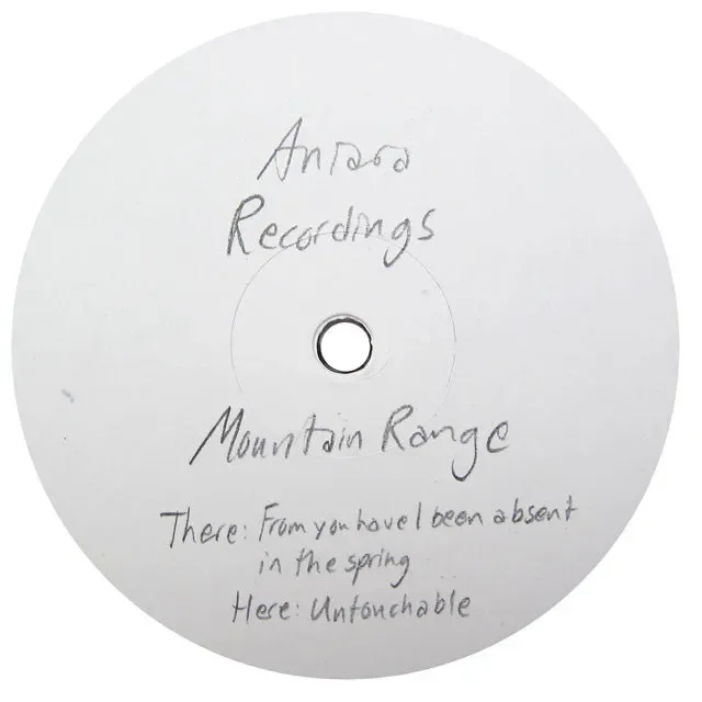 Mountain Range: From You Have I Been Absent In The Spring / Untouchable 12″
