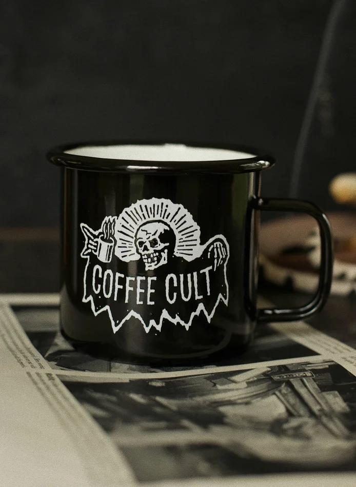 Mug (Enamel Camper) – Coffee Cult